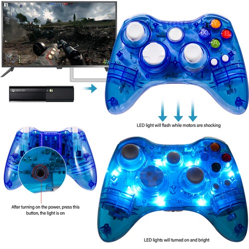 Wireless blue game remote - wireless,